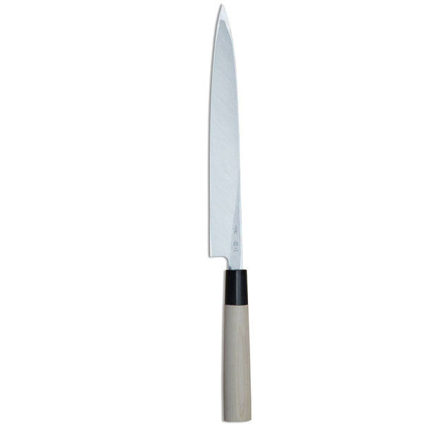 White Carbon Steel Yanagi Chef Knife 9˝ 1/2 (240mm)　上作白鋼二号