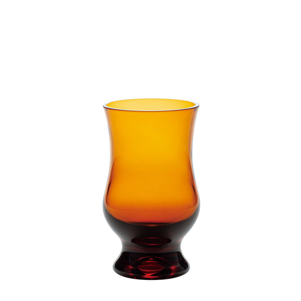Hirota Glass Mid-Century 8.5 oz. Coffee Glass (Amber / Plain)
