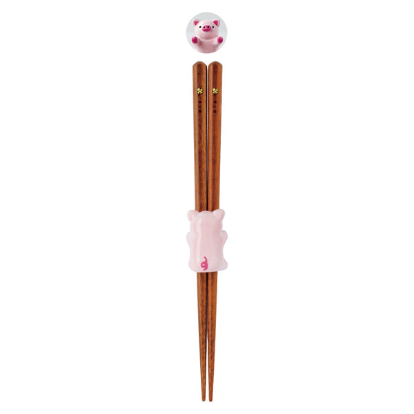 Animal Chopstick Rest Set / Pig