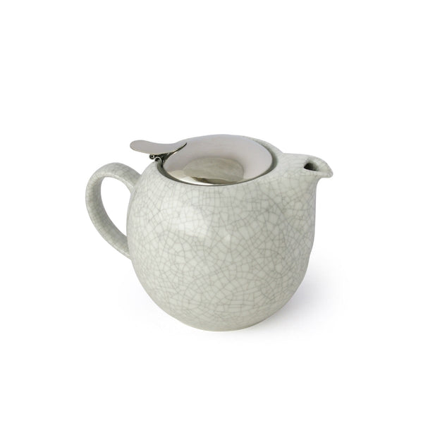 30%OFF【Sample Sale】ZERO JAPAN - BEE HOUSE - ROUND TEAPOT for TWO  (24 oz)  - Crackled White -