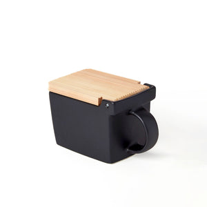 BEE HOUSE Salt Box 16 oz - ZERO JAPAN-Kitchen-ZERO JAPAN-Noble Black-SANTOKU NYC