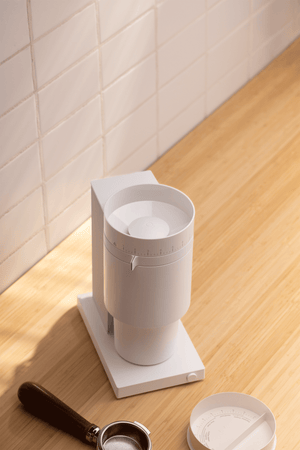 Opus Conical Burr Grinder Matte White-Coffee & Tea-FELLOW-santoku nyc