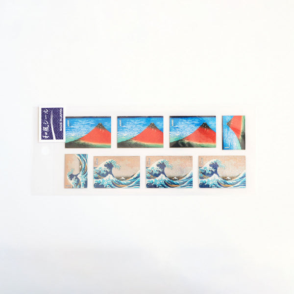 Decorative Sticker Hokusai Series Nature