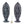 Amida Buddha Statues - Bronze Gloss (Brown)-Sculptures & Statues-GINGADO-santoku nyc