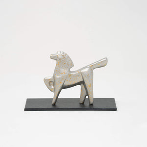 Iron Horse Figurine 'Yu' - KISEN-Home decor-KISEN-santoku nyc