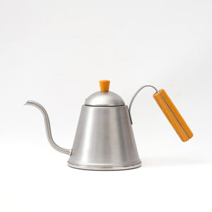 Wood Handled Stainless Steel Pourover Kettle Vintage Edition 1.0L-Stovetop Kettles-Aoyoshi-santoku nyc