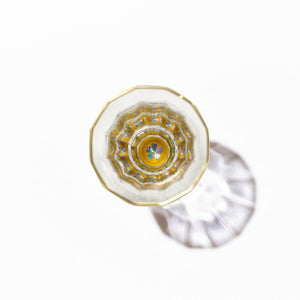 Kaleidoscope Abalone Glass gold-rimmed Cup (70ml) - Sakura Gold -