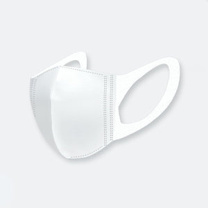 ASTM Level 3 Surgical Mask with Ear Loops S/M Size White, Made in Japan