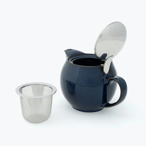 BEE HOUSE Round Teapot for One 15 oz Antique-Inspired Collection - ZERO JAPAN