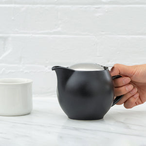 BEE HOUSE Round Teapot for One 15 oz Antique-Inspired Collection - ZERO JAPAN