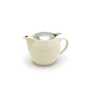 - ZERO JAPAN - BEE HOUSE - ROUND TEAPOT for ONE (15 oz) - Silky Ivory-Coffee & Tea-ZERO JAPAN-santoku nyc