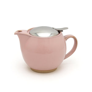 BEE HOUSE Round Teapot for One 15 oz Earth Color - ZERO JAPAN-Coffee & Tea-ZERO JAPAN-Sakura Pink-santoku nyc
