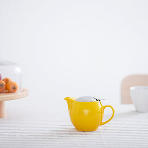 BEE HOUSE Round Teapot for One 15 oz - ZERO JAPAN-Coffee & Tea-ZERO JAPAN-Blueberry-santoku nyc