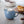 Load image into Gallery viewer, ZERO JAPAN - BEE HOUSE - ROUND TEAPOT for TWO  (24 oz) - Hydrangea Blue -
