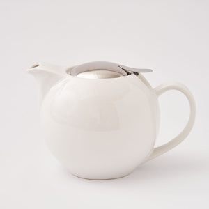 ZERO JAPAN - BEE HOUSE - 34 Ounce Ceramic Teapot - White-Coffee & Tea-ZERO JAPAN-santoku nyc