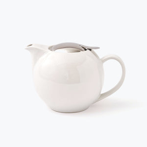 BEE HOUSE Ceramic Teapot 34 oz - ZERO JAPAN-Coffee & Tea-ZERO JAPAN-White-SANTOKU NYC