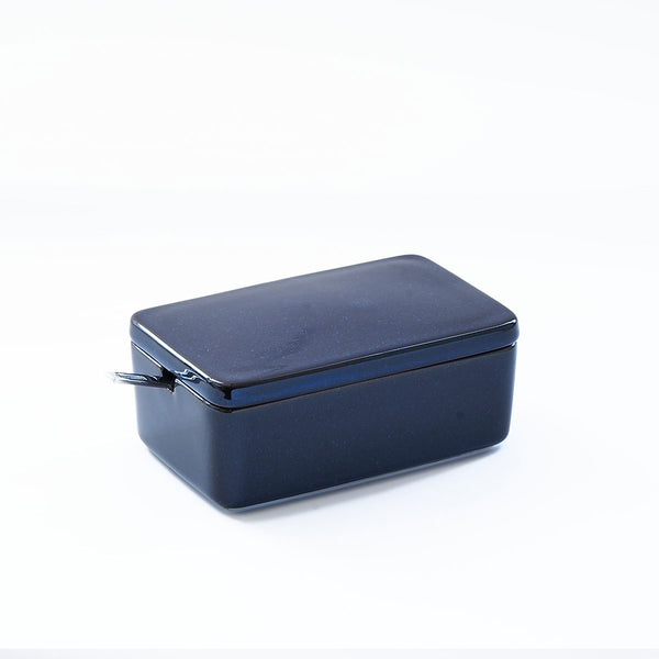 Butter case with s.s. butter knife - Jeans Blue - by ZERO JAPAN