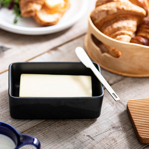 BEE HOUSE Butter Case with Wooden Lid and Stainless Butter Knife - ZERO JAPAN-Kitchen-ZERO JAPAN-SANTOKU NYC