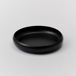 ovject Enamel Interior Large Serving Bowl -matte black-Bowls-ovject-santoku nyc