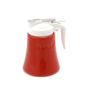 - ZERO JAPAN Ceramic Honey Dispenser (11.5 oz) - Tomato -Kitchen-ZERO JAPAN-santoku nyc
