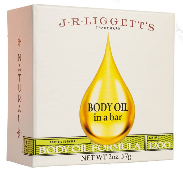 J.R. LIGGETT'S Body Oil Bar with Bamboo Wafer