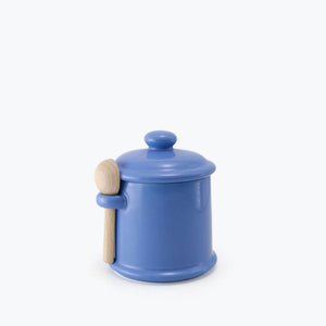 BEE HOUSE Sugar Canister with Wooden Spoon 10.0 oz - ZERO JAPAN-Kitchen-ZERO JAPAN-Blueberry-SANTOKU NYC