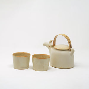 Dobin: Traditional Japanese Porcelain Teapot 'Yagi (Goat)' - ceramic japan-Tea & Coffee Ware-ceramic japan-santoku nyc
