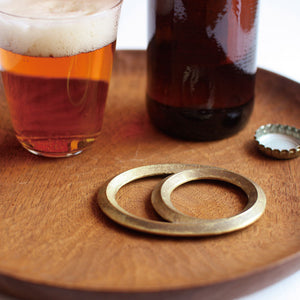 Brass Bottle Opener 'Solar Eclipse' - FUTAGAMI-Kitchen & Tableware-FUTAGAMI-santoku nyc