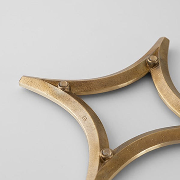 FUTAGAMI Brass Trivet - The Star -