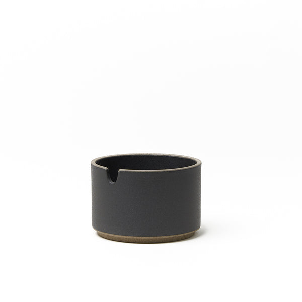 Hasami Porcelain Sugar Pot - Black -  ø3.375" × H2.125"