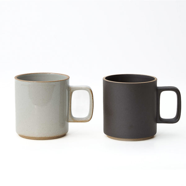 Hasami Porcelain Mug - Gloss Gray -  13 oz.