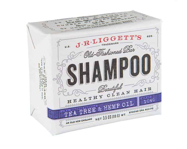 J.R. LIGGETT'S Tea Tree & Hemp Oil Formula Shampoo Bar – 3.5oz