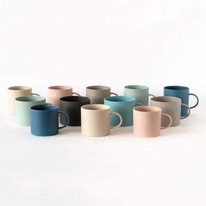 Stoneware Mug: Matte Ceramic Coffee Cup 11.16oz - MOHEIM-Mugs-MOHEIM-santoku nyc