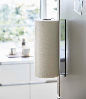 Magnetic Paper Towel Holder - Steel-Towel Holder-Yamazaki Home-santoku nyc