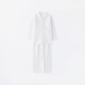 Marshmallow Gauze Pajama - UCHINO-Home & Wellness-UCHINO-S/M Unisex-White-santoku nyc