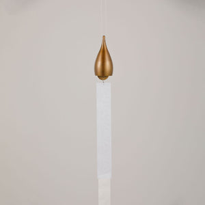 NOUSAKU Brass Wind Chime Drop - Golden Brown -