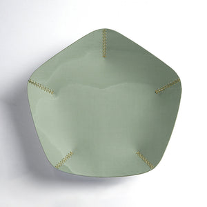 Pentagon Tray - NUNOUS-Home decor-NUNOUS-Grayish Green-santoku nyc