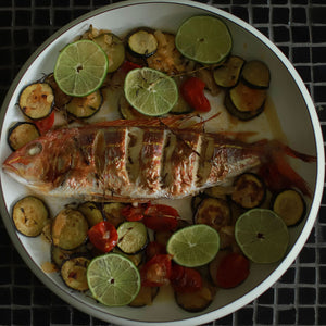 ovject Enamel Interior Large Serving Bowl -matte gray-Bowls-ovject-santoku nyc