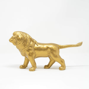 OMOSI Cast Iron Lion Bookend - Kojo Seisakusho-Bookends-Kojo Seisakusho-santoku nyc