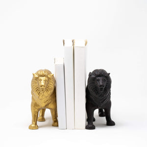 OMOSI Cast Iron Lion Bookend - Kojo Seisakusho-Bookends-Kojo Seisakusho-santoku nyc
