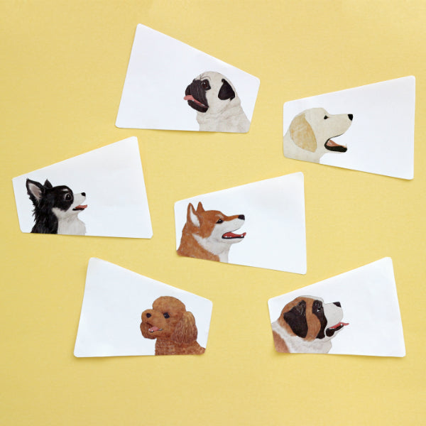 Animal Voice Stickies Dogs-Shiba