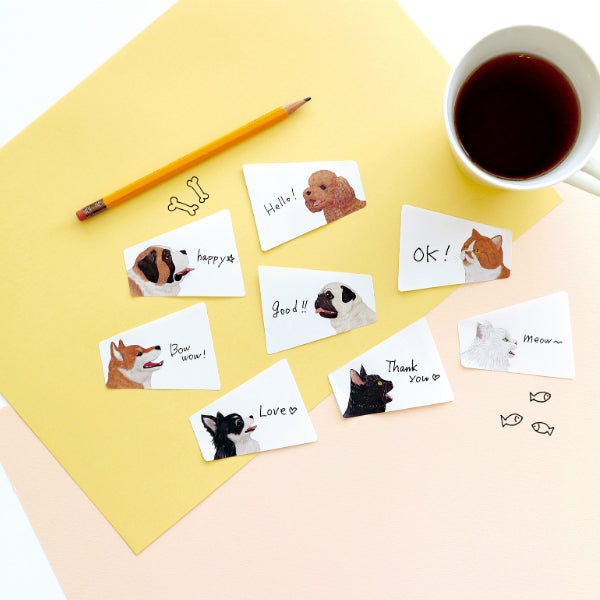 Animal Voice Stickies Dogs-Shiba