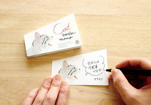 Cat Voice Memo Calico Cat-Stationery-paperable-santoku nyc