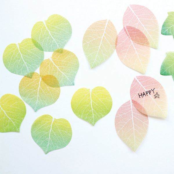 Flower Petal and Leaf Stickies Leaf-Yellow