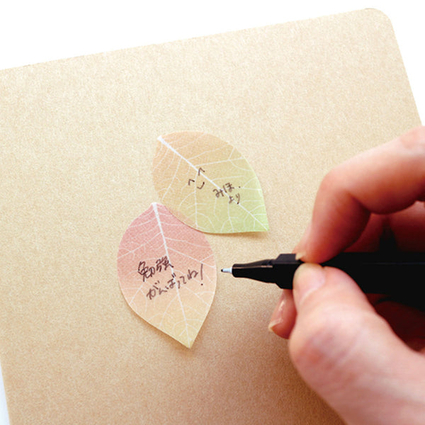 Flower Petal and Leaf Stickies Leaf-Pink