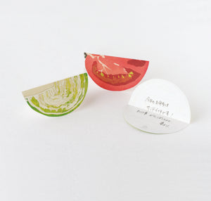 Fruits and Veggie Memo Blocks Veggies-Cabbage-Stationery-paperable-santoku nyc