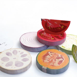 Fruits and Veggie Memo Blocks Veggies-Red Onion-Stationery-paperable-santoku nyc