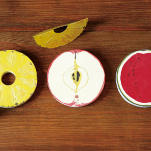 Fruits and Veggie Memo Blocks Fruit-Apple-Stationery-paperable-santoku nyc