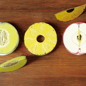 Fruits and Veggie Memo Blocks Fruit-Pineapple-Stationery-paperable-santoku nyc