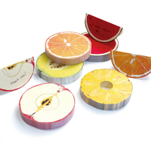 Fruits and Veggie Memo Blocks Fruit-Melon-Stationery-paperable-santoku nyc